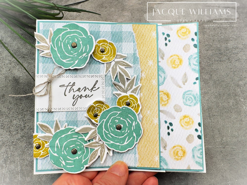 Stampin up everyday happiness you and me vertical stretch fun fold card rachel tessman new zealand blog tauranga min