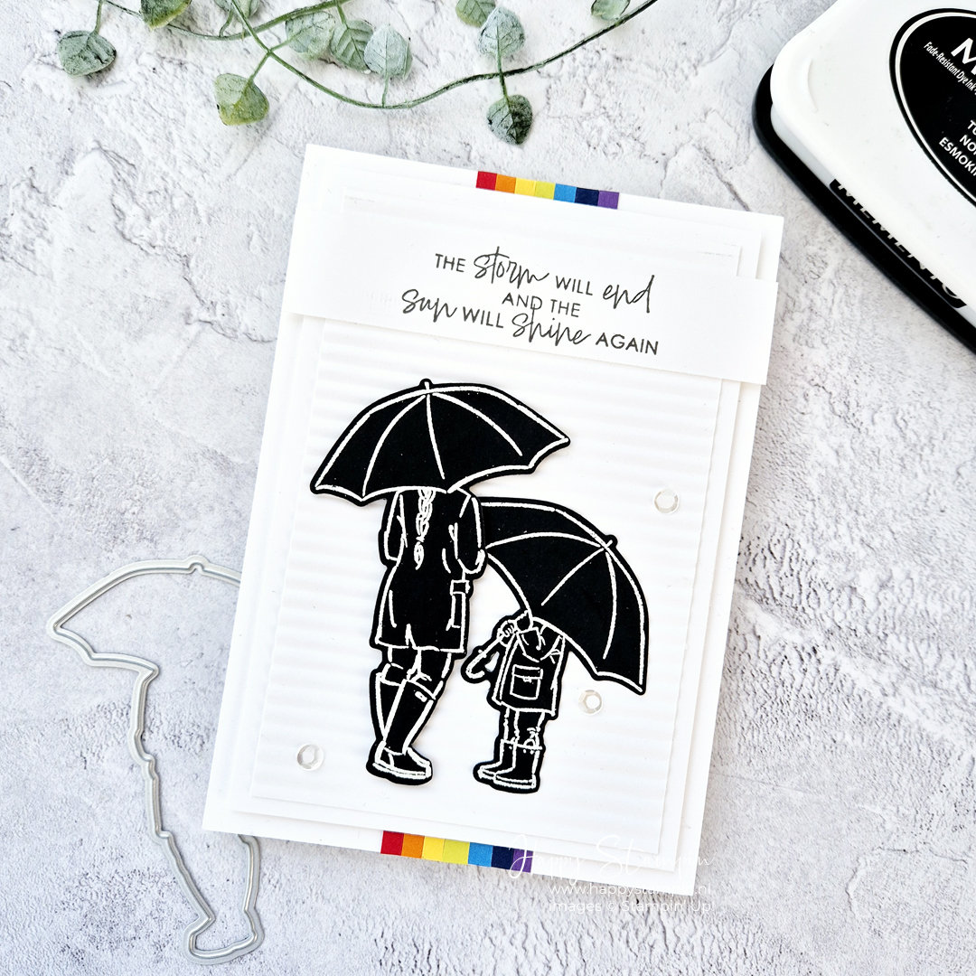 Stampin up   happy stampin   inspiratie en verkoop   umbrella days 1