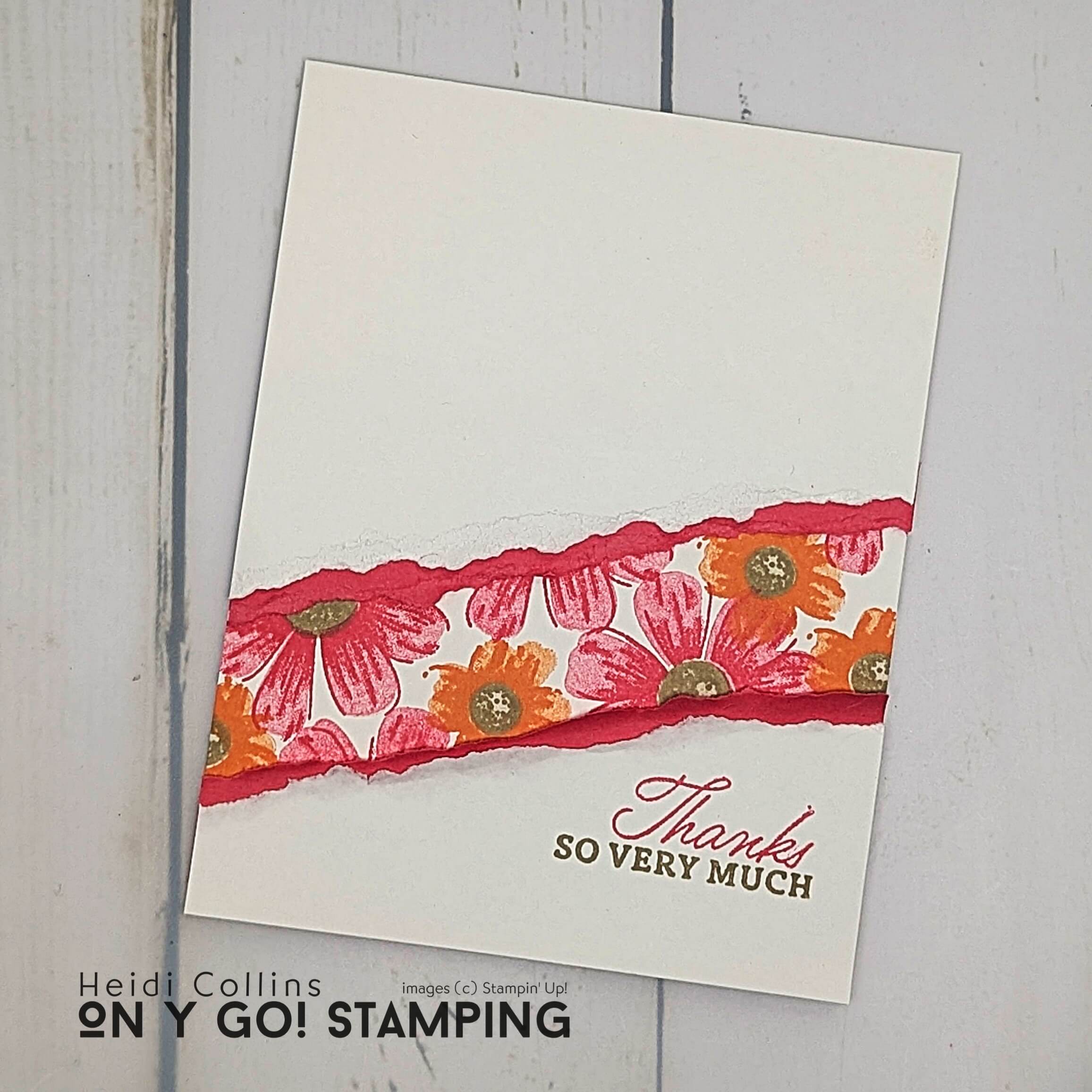 Fault line card impressions abloom