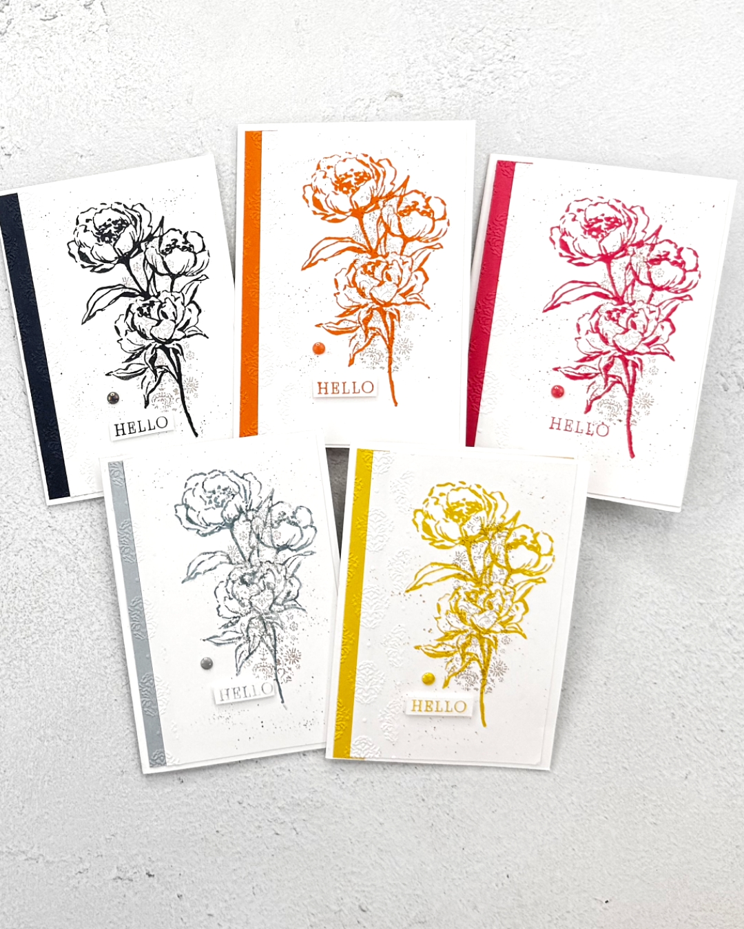 New incolours and beautiful gallery note cards