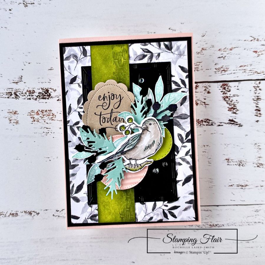 Card creations series  textured notes bundle  winterly tree tops bundle