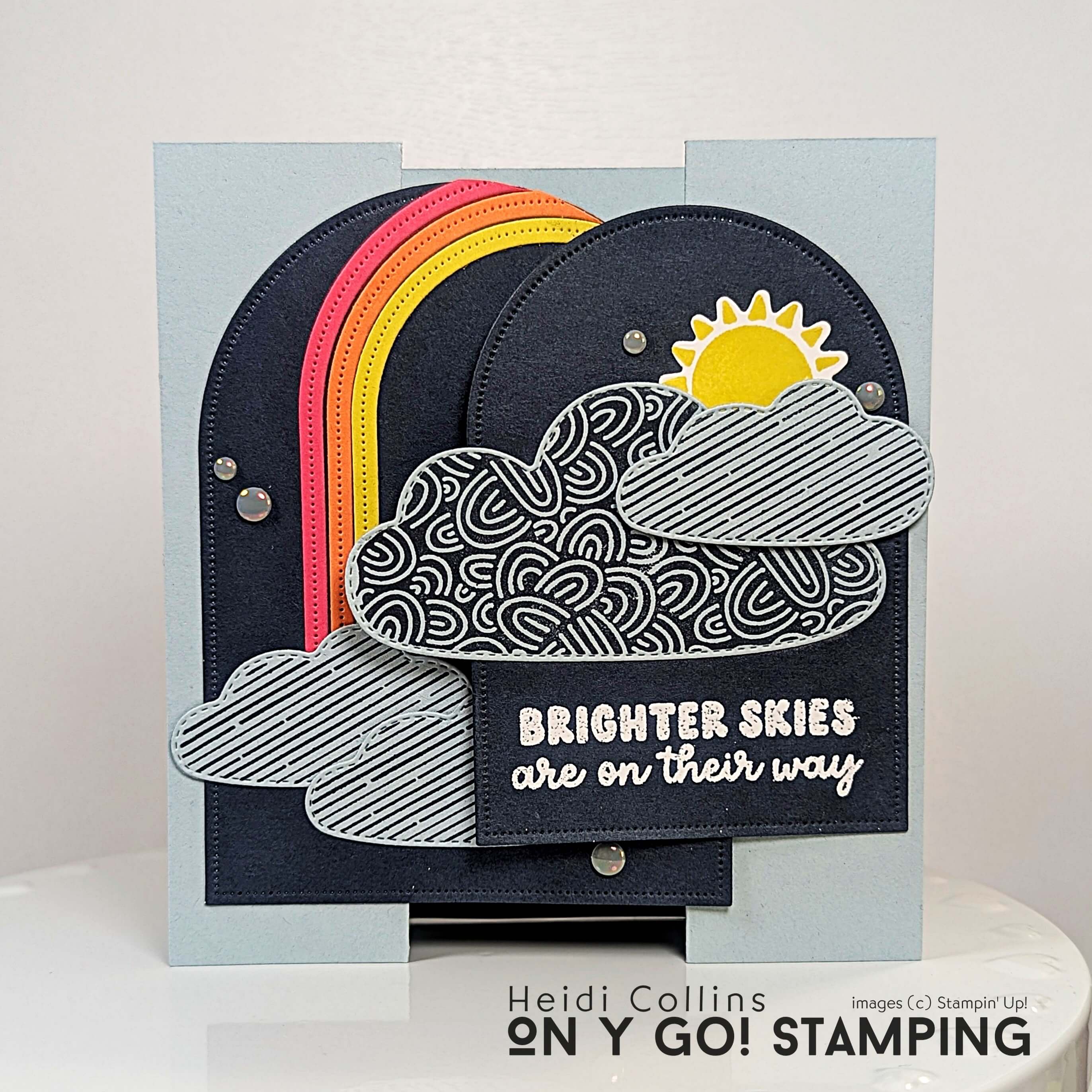 Double gate fold twist bright skies standing square