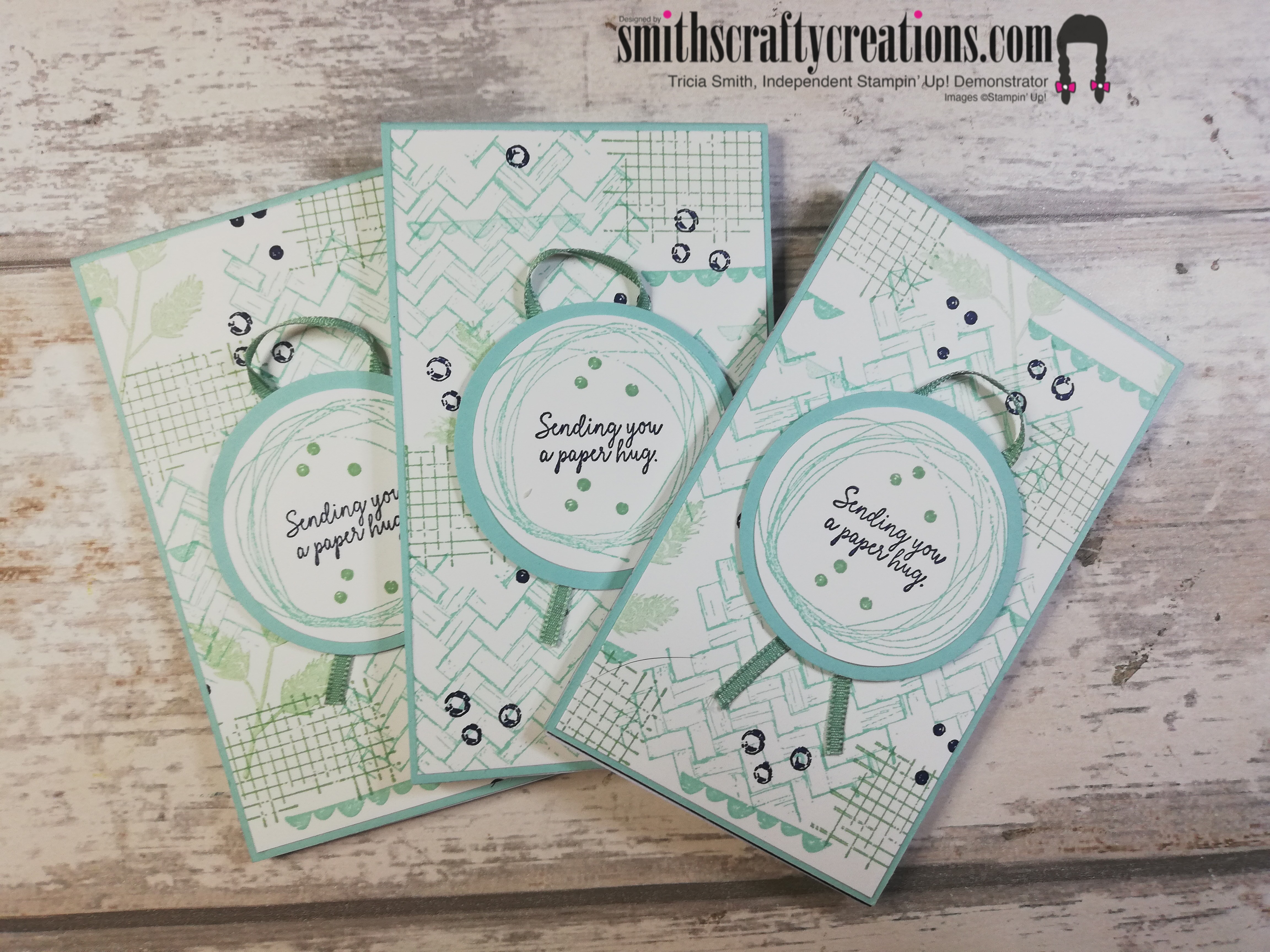 Hand stamped altered notebooks stampin up 2