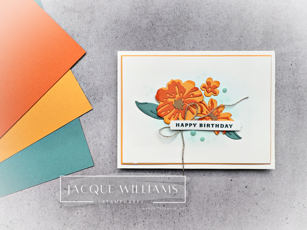 Stampin up delightful wishes timid tiger peach pie 2025 in colors blog