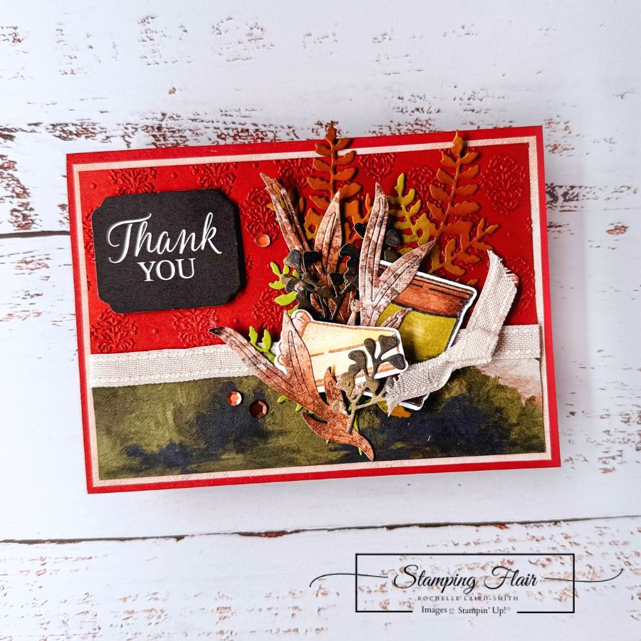 Thank you card more than autumn stamp set stampin up