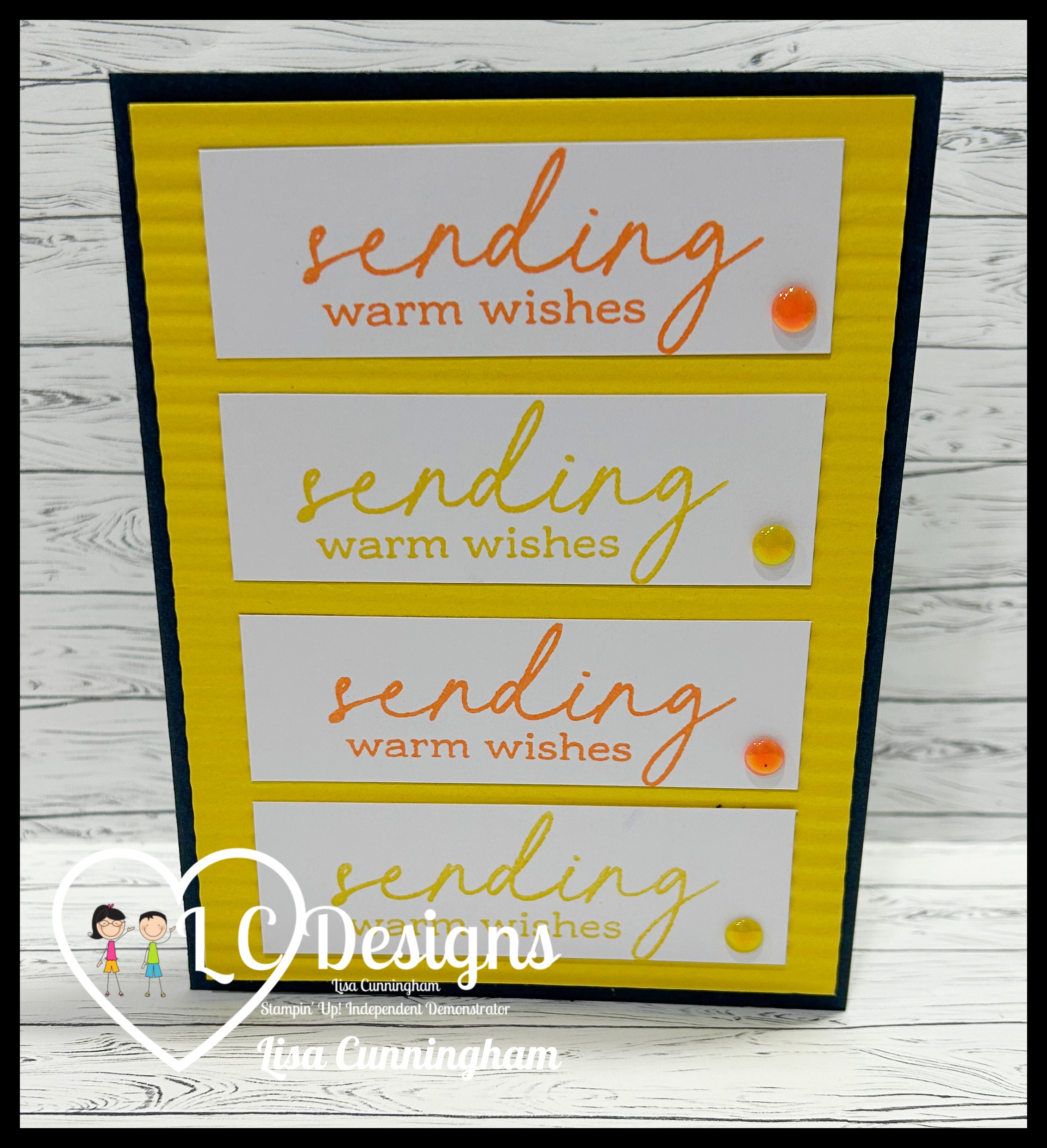 Sending wishes card