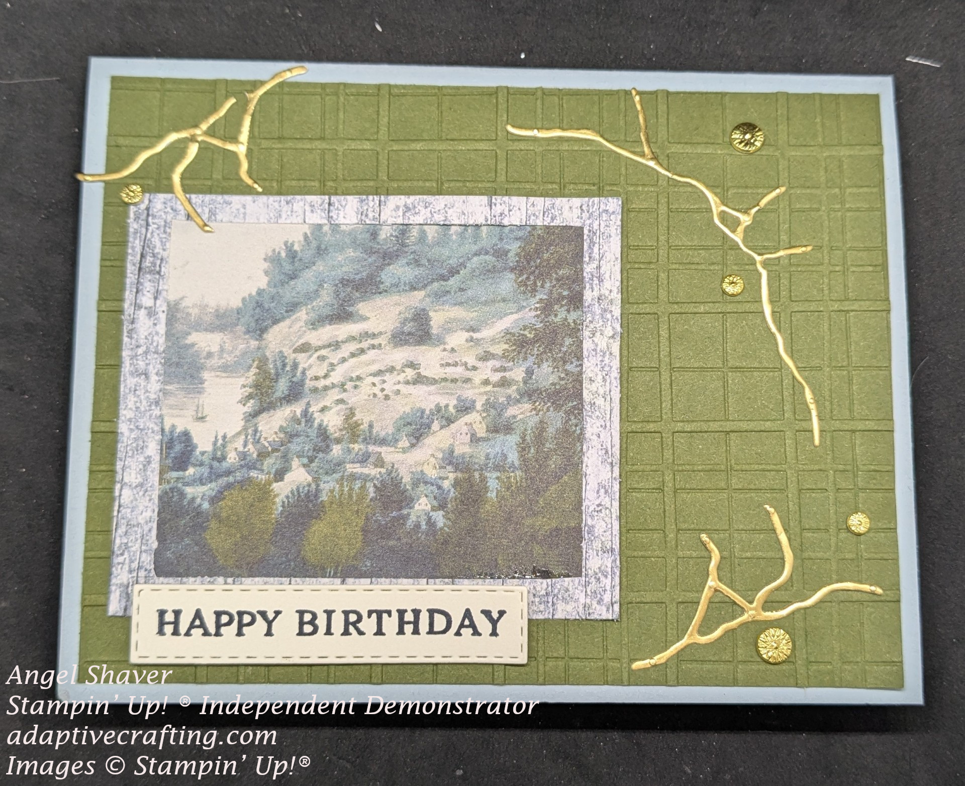 Birthday art outside