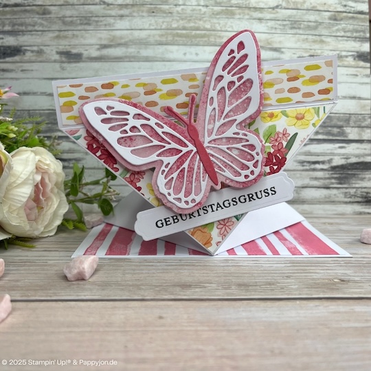 Fun fold card ein fluegelschlag entfernt