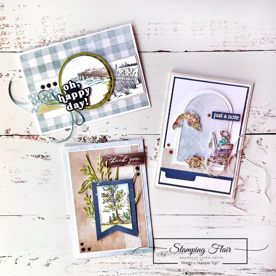 Stampin  up    peaceful pier stamp set  create it 3 ways ig hop  2025 july  theme summer 