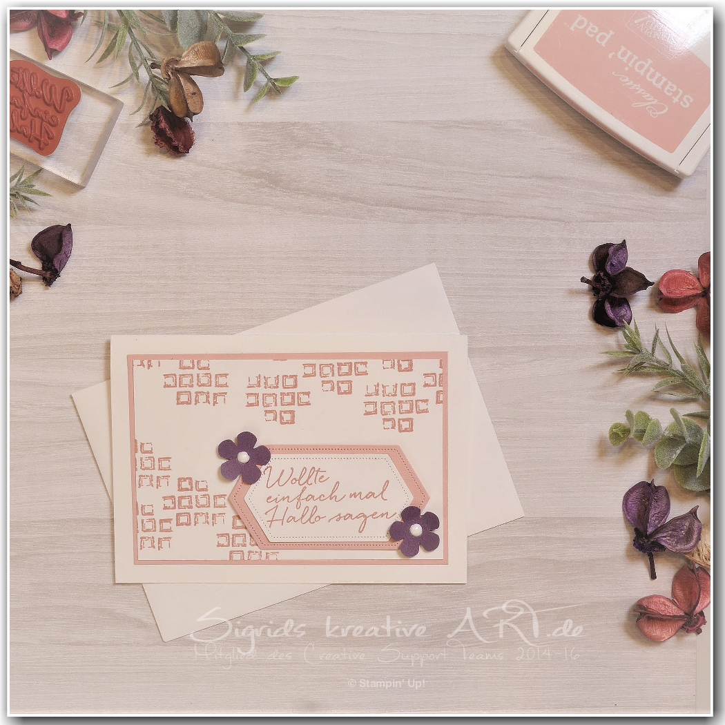 Trost und kraft   rokkoko rosa   stampin up 1 001