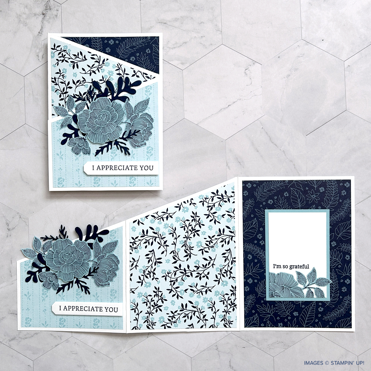 aMAZing Creations Product Of The Month - True Blue Florals
