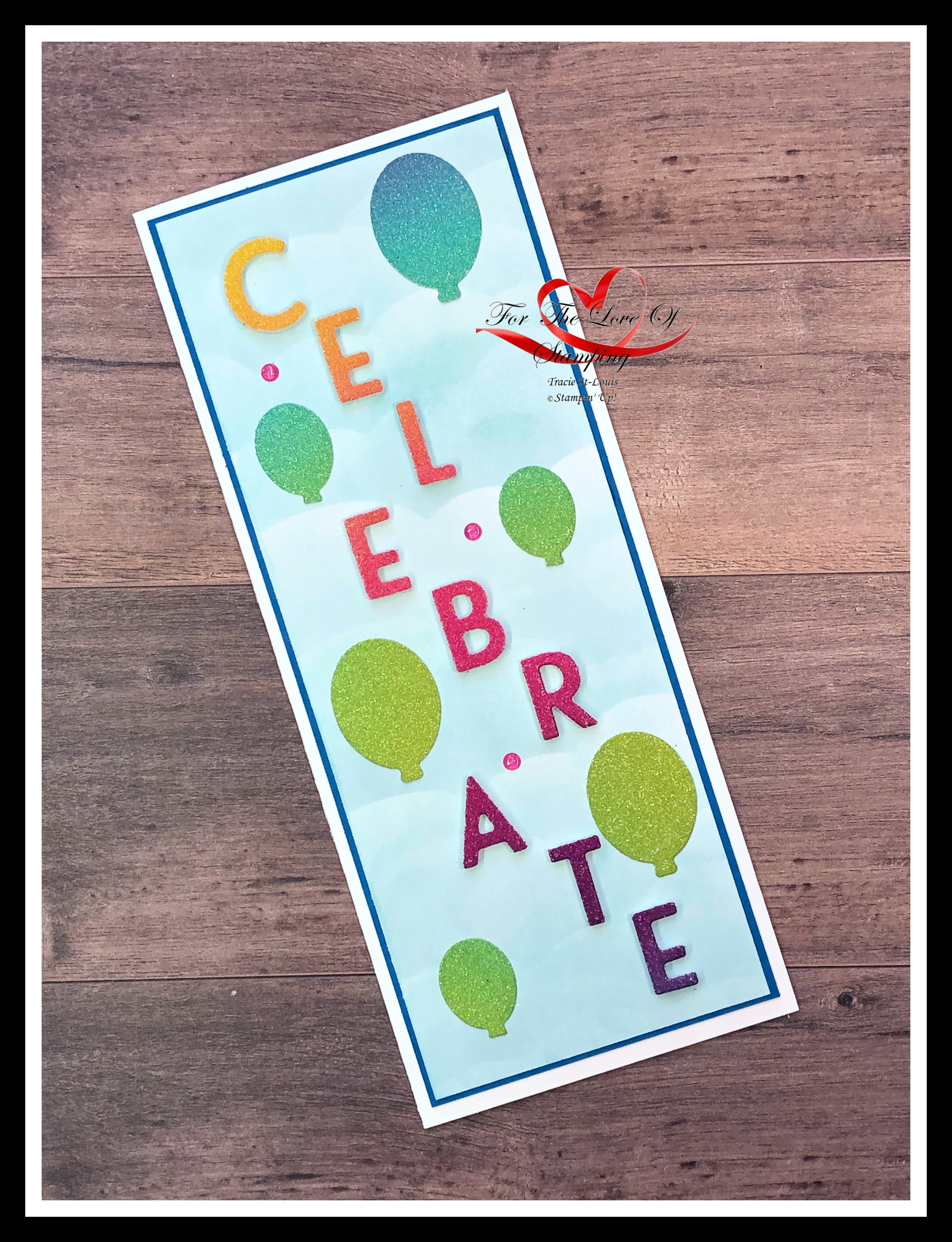 Playful alphabet slimline