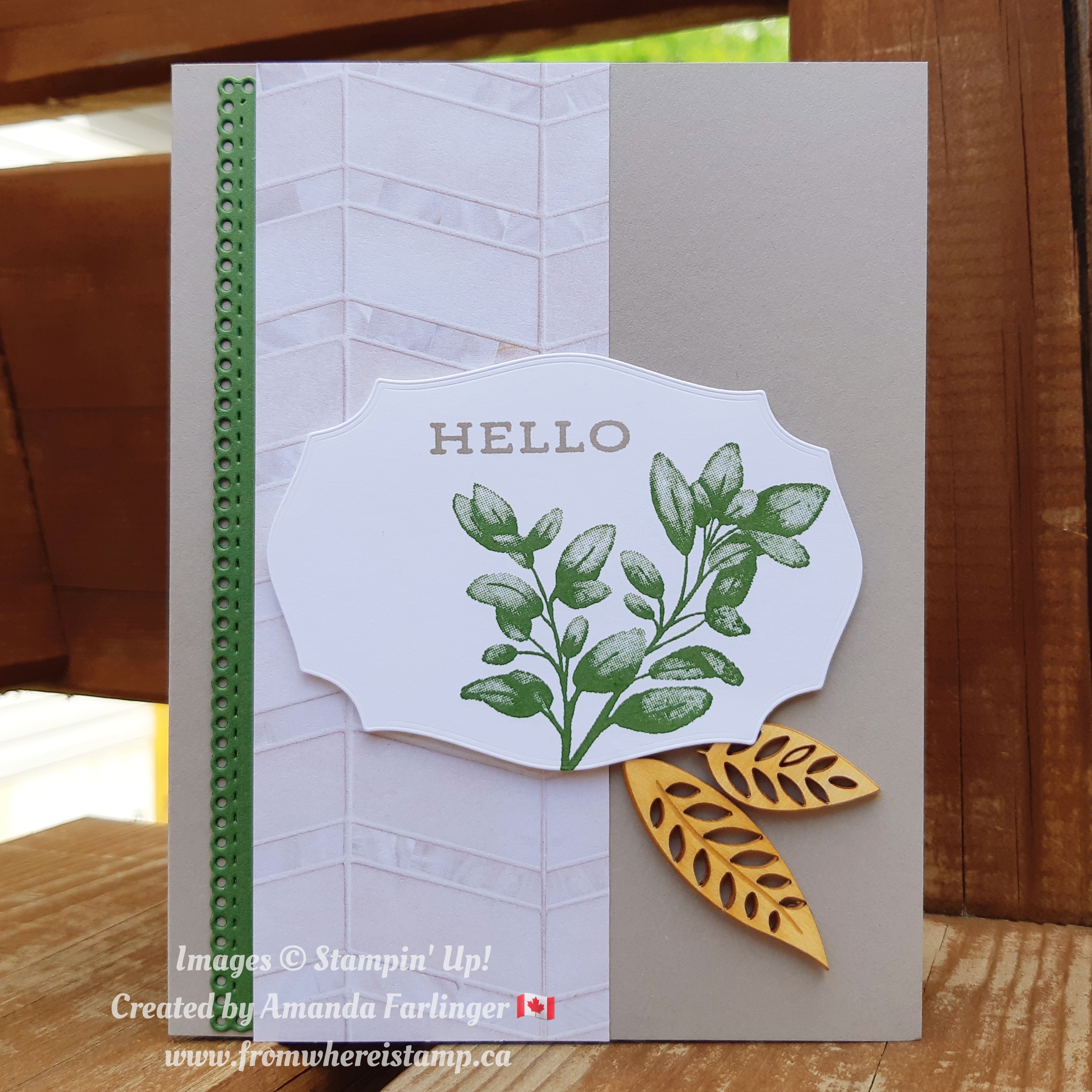 Hello tile from where i stamp
