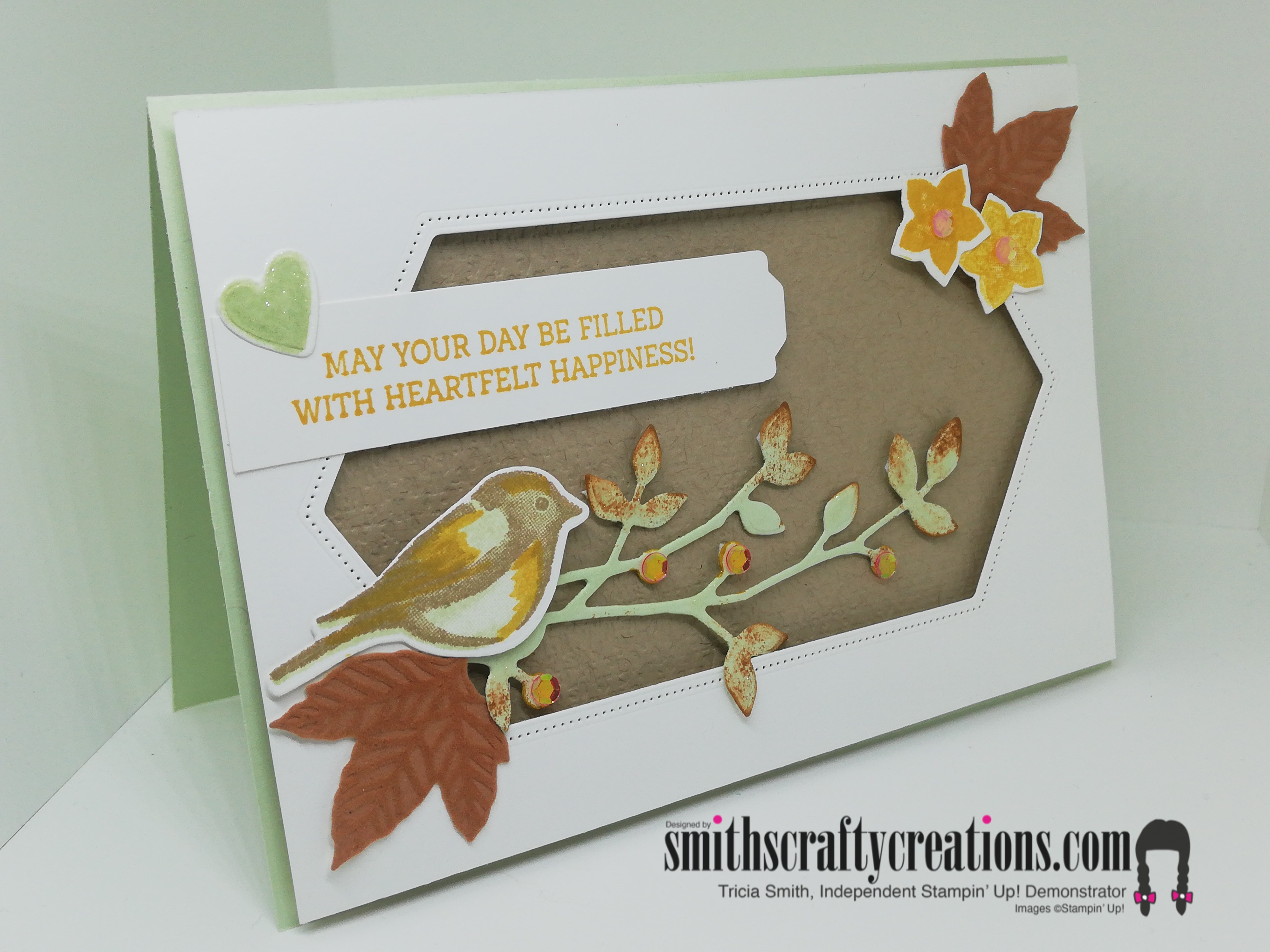 Birds and branches stampin up 1