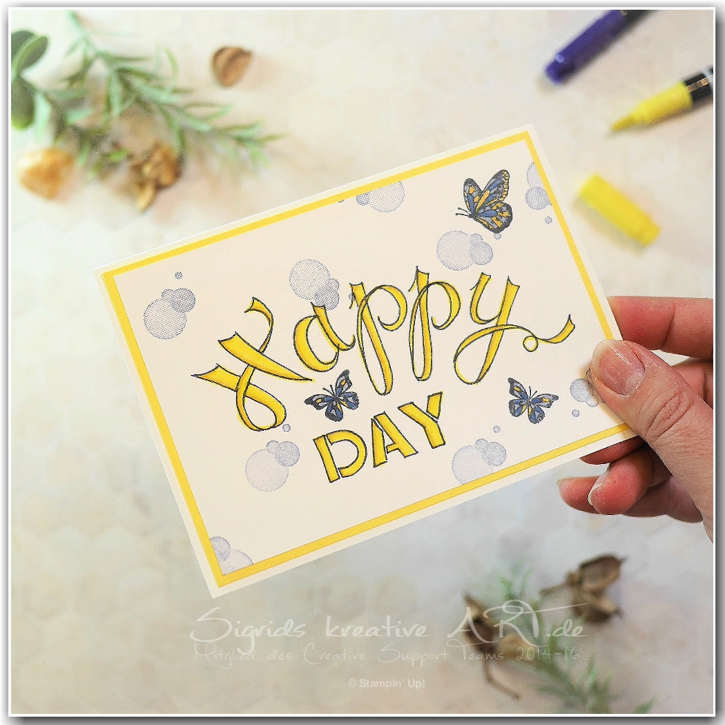 Handlettering   watercoloring   stampin up marker 2 001