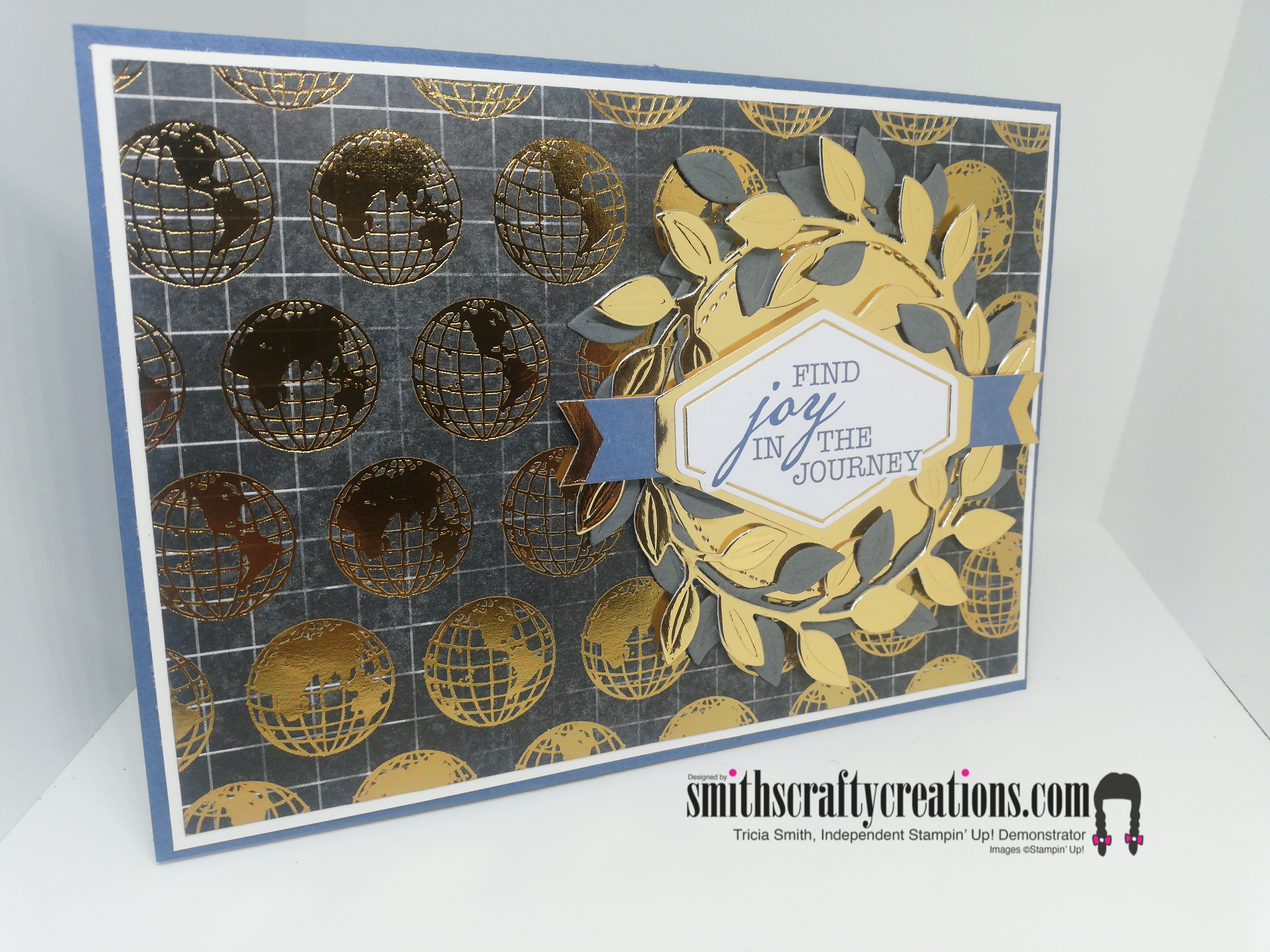 Arrange a wreath bundle stampin up male theme card 3