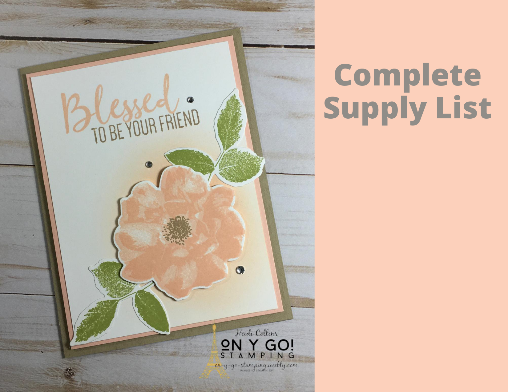 Rose puff supply list graphic
