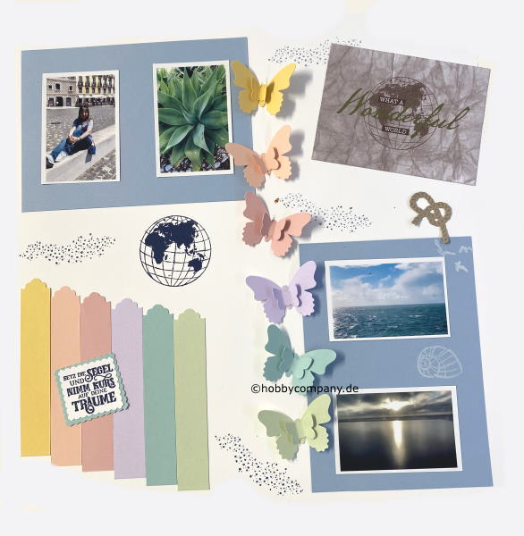Fotoalbum scrapbook gestalten