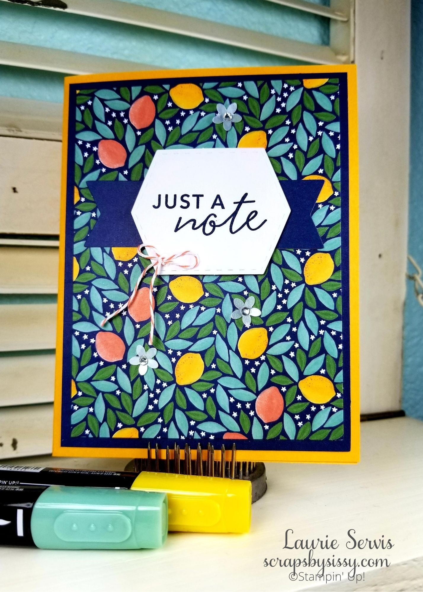 Simply citrus kit class card 4