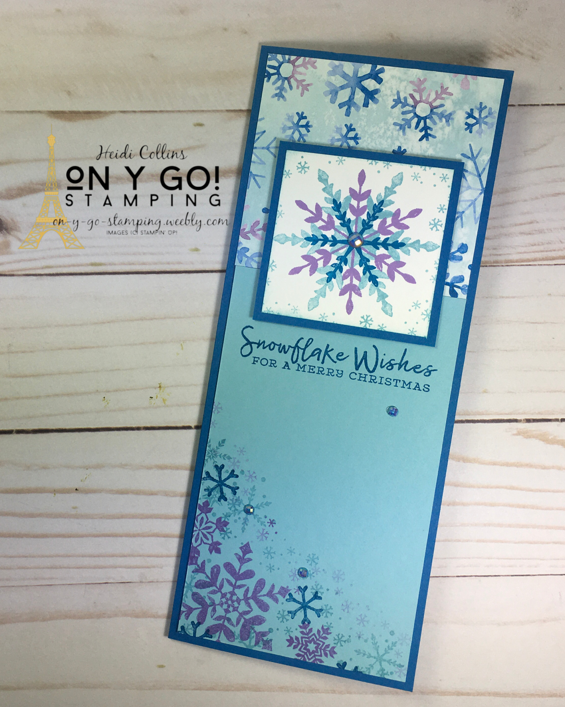 Slimline mystery snowflake