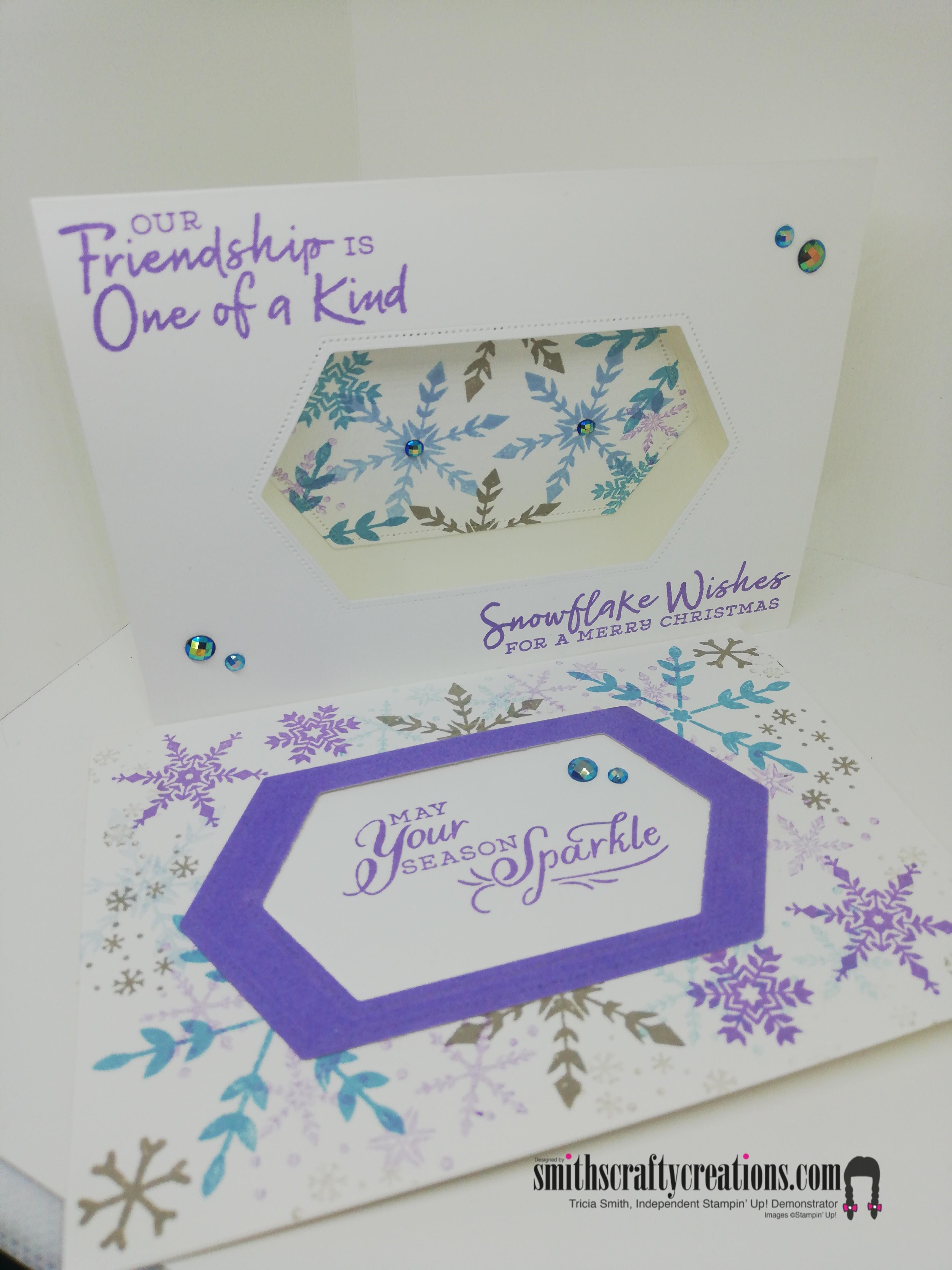 Snowflake wishes stampin up 4