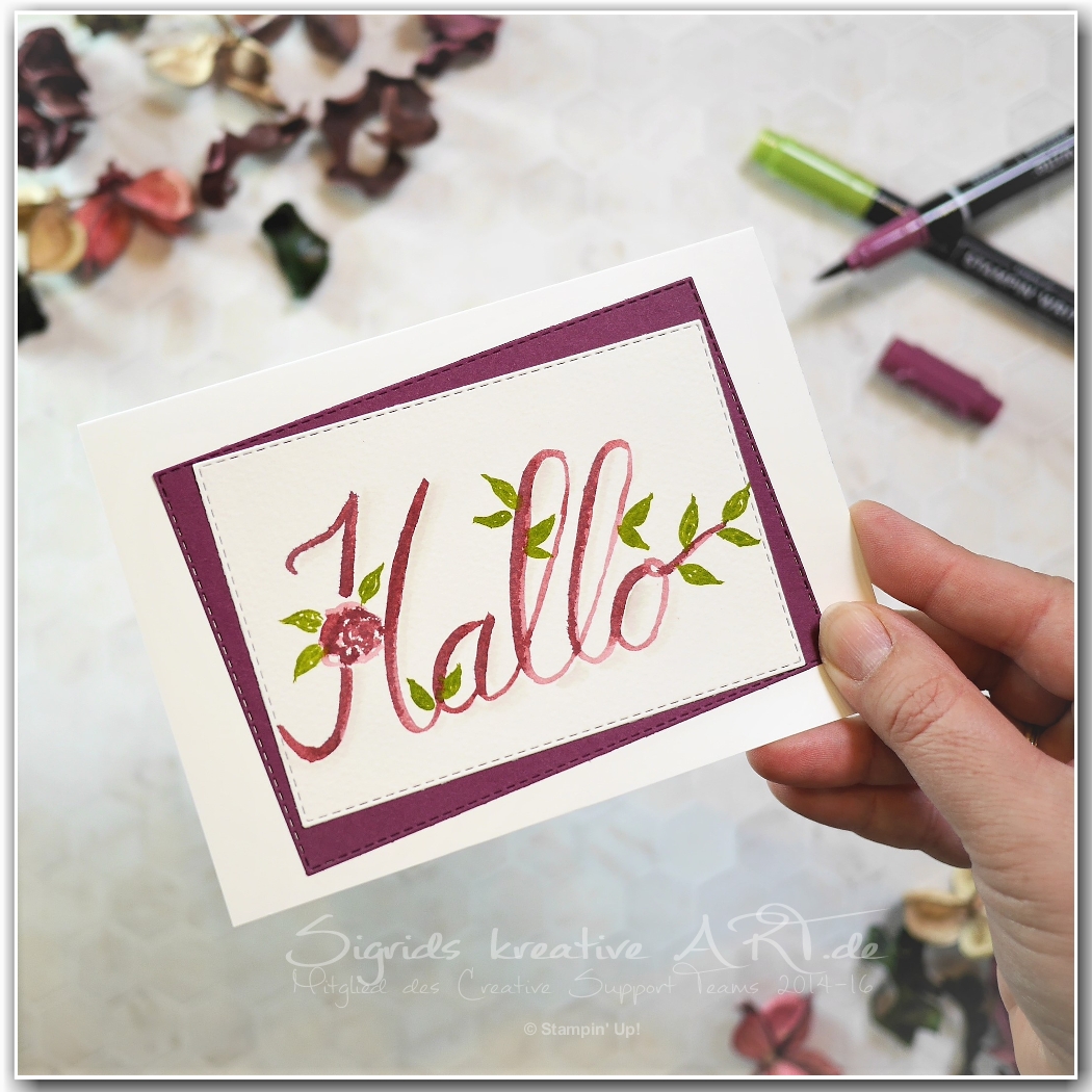 Watercolor painting handletterin watercolor lettering stampin up marker 2 001