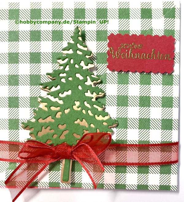 Weihnachtskarten basteln in the pines 2