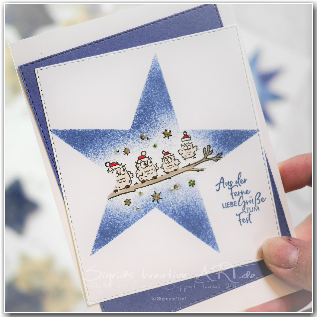 Eulenfest   stitched stars   stampin up 1 001