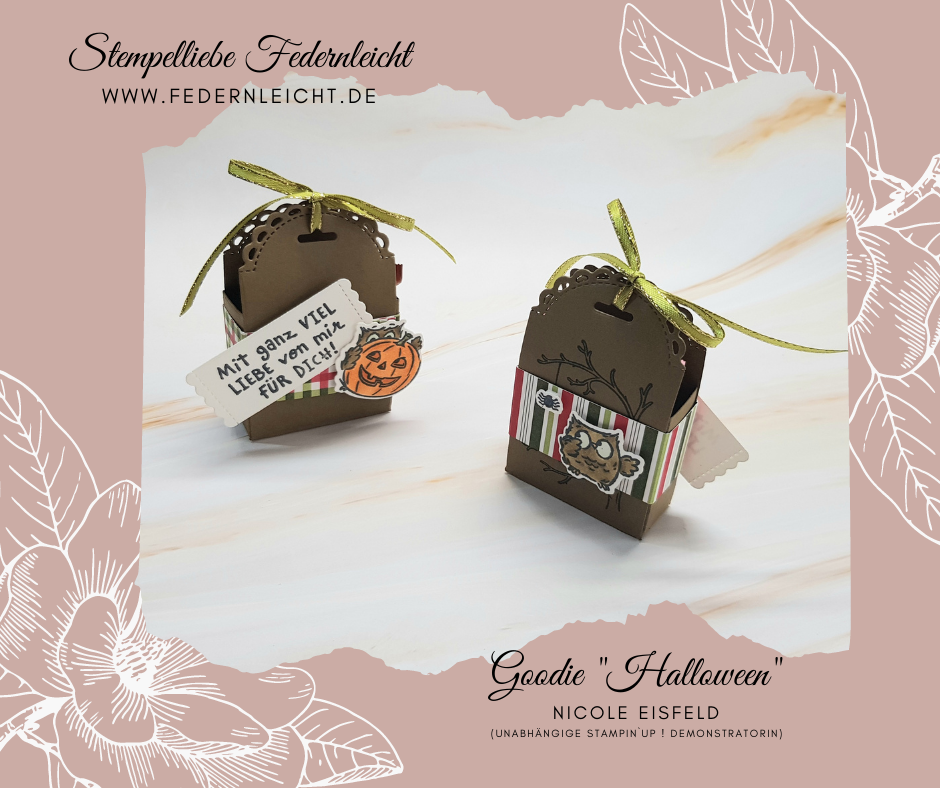 Goodie halloween eulenfest mit stampin up
