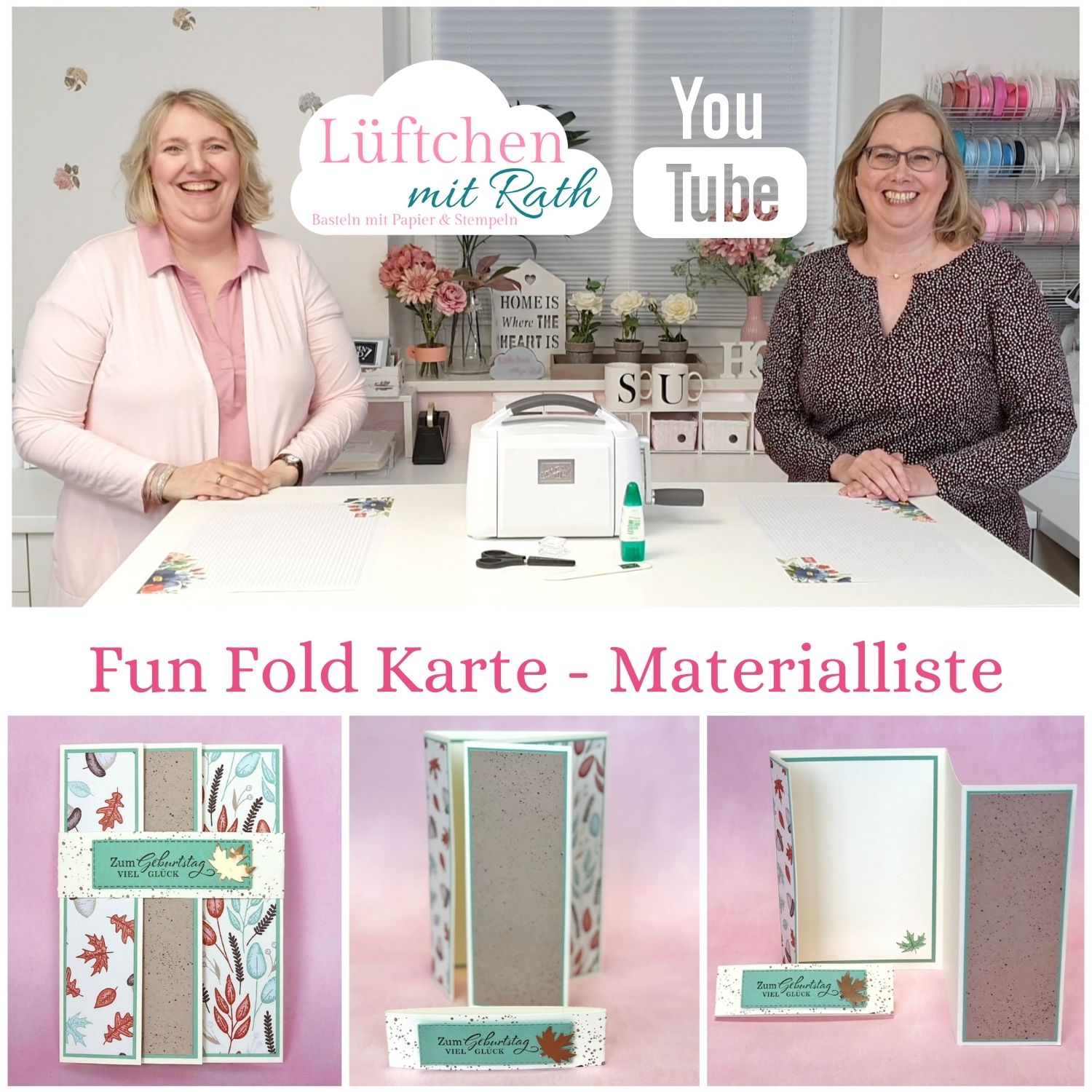 Fun fold karte materialliste dbws