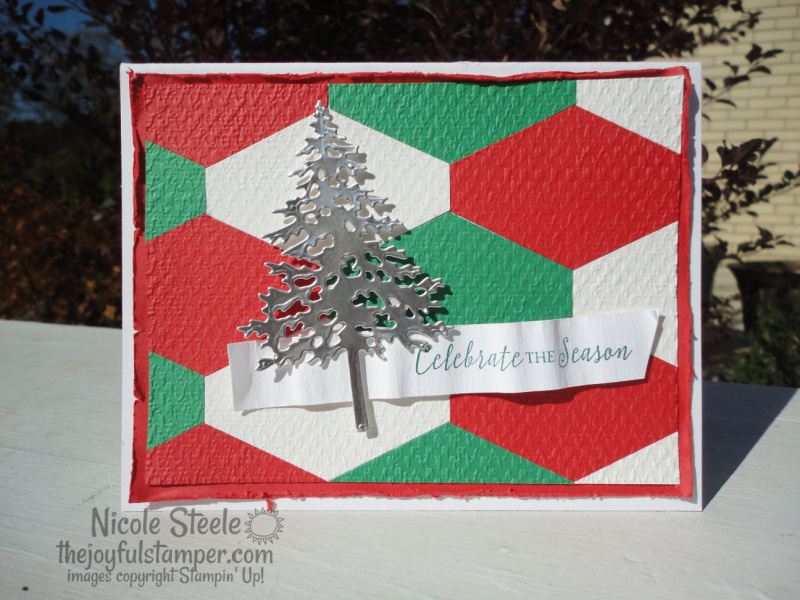 Blog itty bitty christmas punched pattern