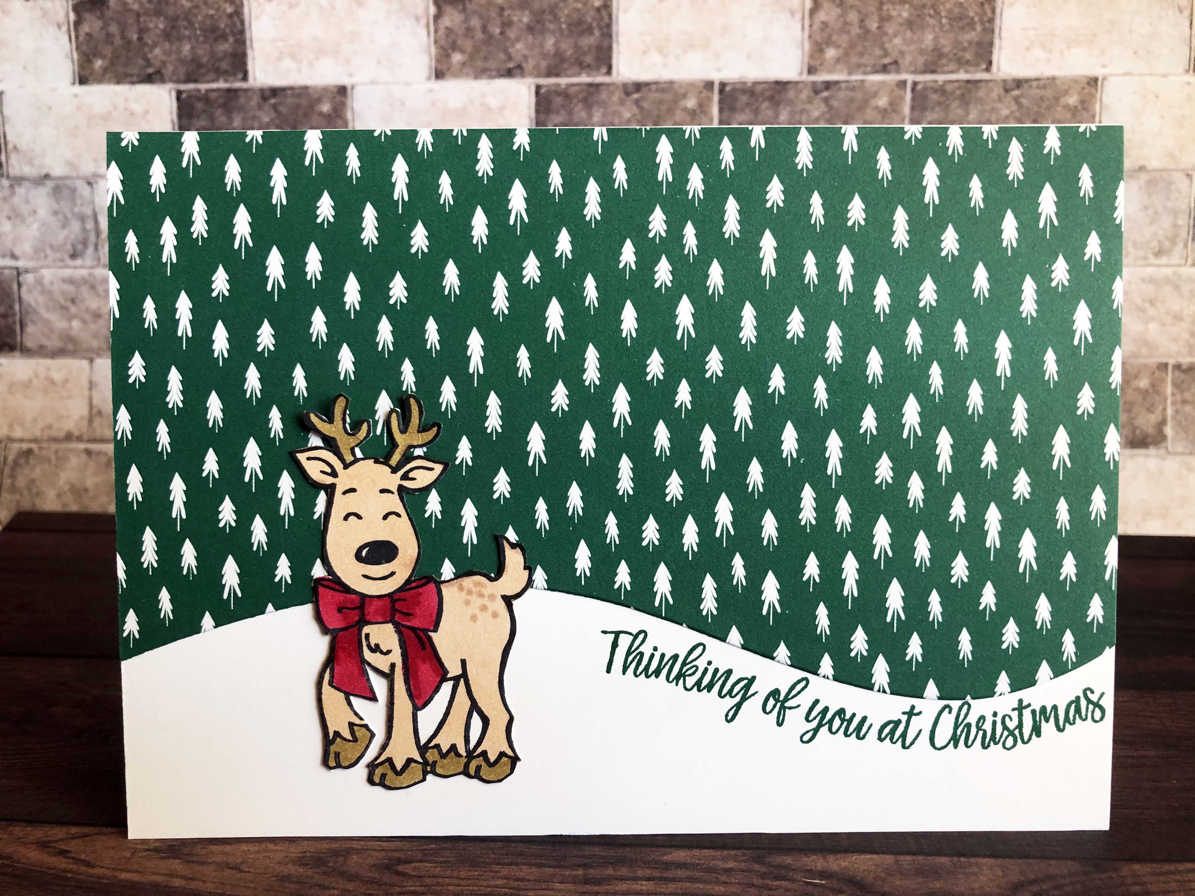 Christmas card using stampin ups curvy christmas  warm toasty and classic christmas by kate morgan  australia 2020.