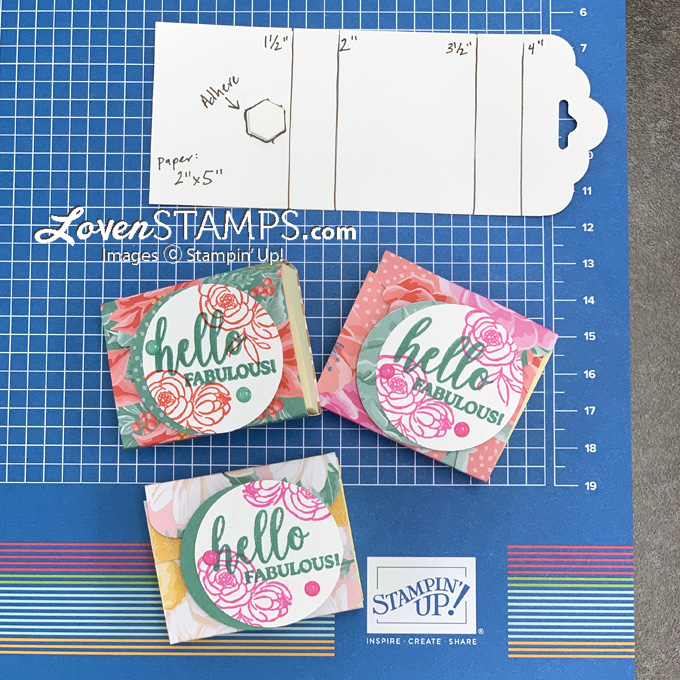 How to make diy purse post it note holders lovenstamps tutorial stampin up flowers for every season dsp
