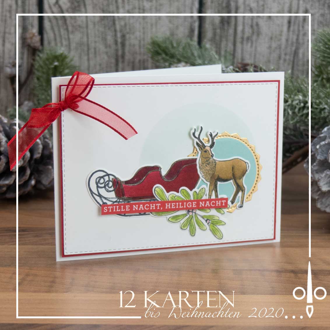 Stampin up 12 karte weihnachten weihnachtsarte weihnachtspost adventsst%c3%a4dtchen pinselschereco alexandra grape 0