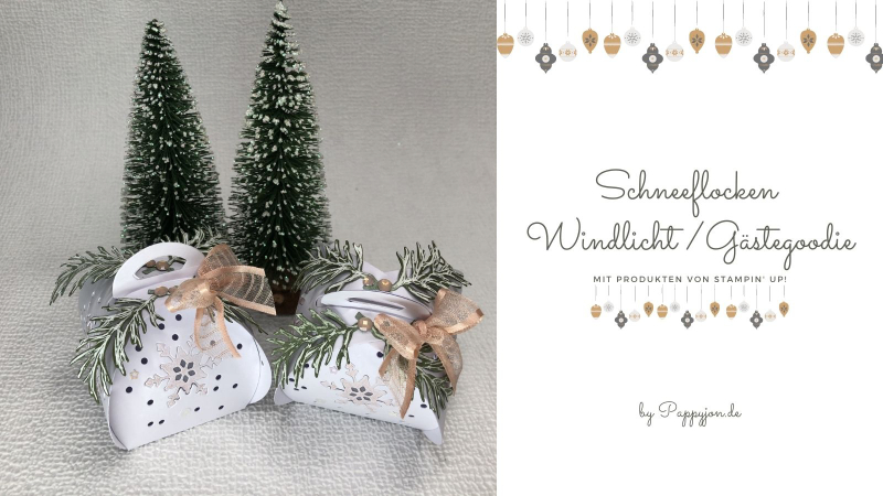 Schneeflocken windlicht mc