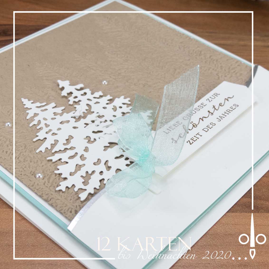 Stampin up 12 karte weihnachten weihnachtskarte weihnachtliche gr%c3%bc%c3%9f in the pines nadelwald tannenwald pinselschereco alexandra grape 1