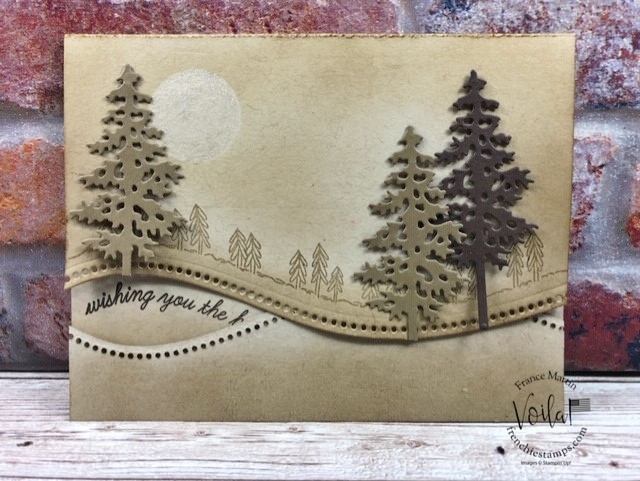 Pine woods and curvy dies