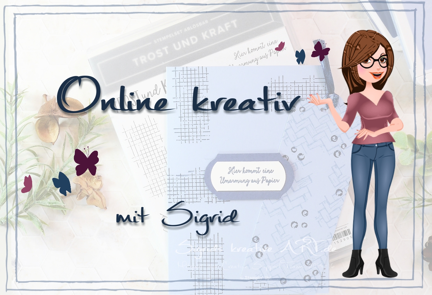 Online kreativ mit sigrid trost und kraft   eine umarmung aus papier 001