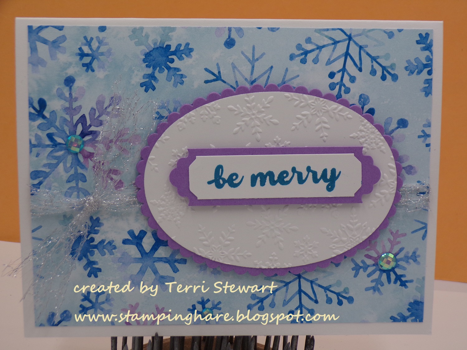 Pop up gift card holder snowflake splendor dsp club