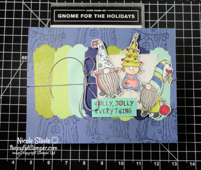 Blog gnome for the holidays color challenge