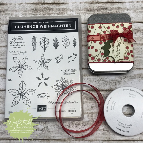 1 set 5 tage 25 ideen  bl%c3%bchende weihnachten   stampin up   werkstickl metallbox  gift  geschenk  designerpapier  schnell  verpackung  einfach  %c3%9cbersicht