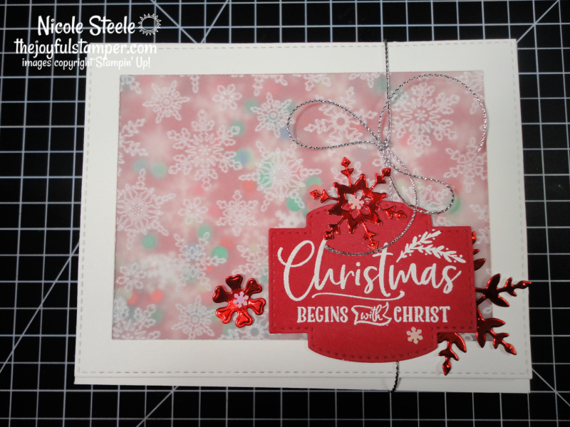 O come unto us embossed shaker blog