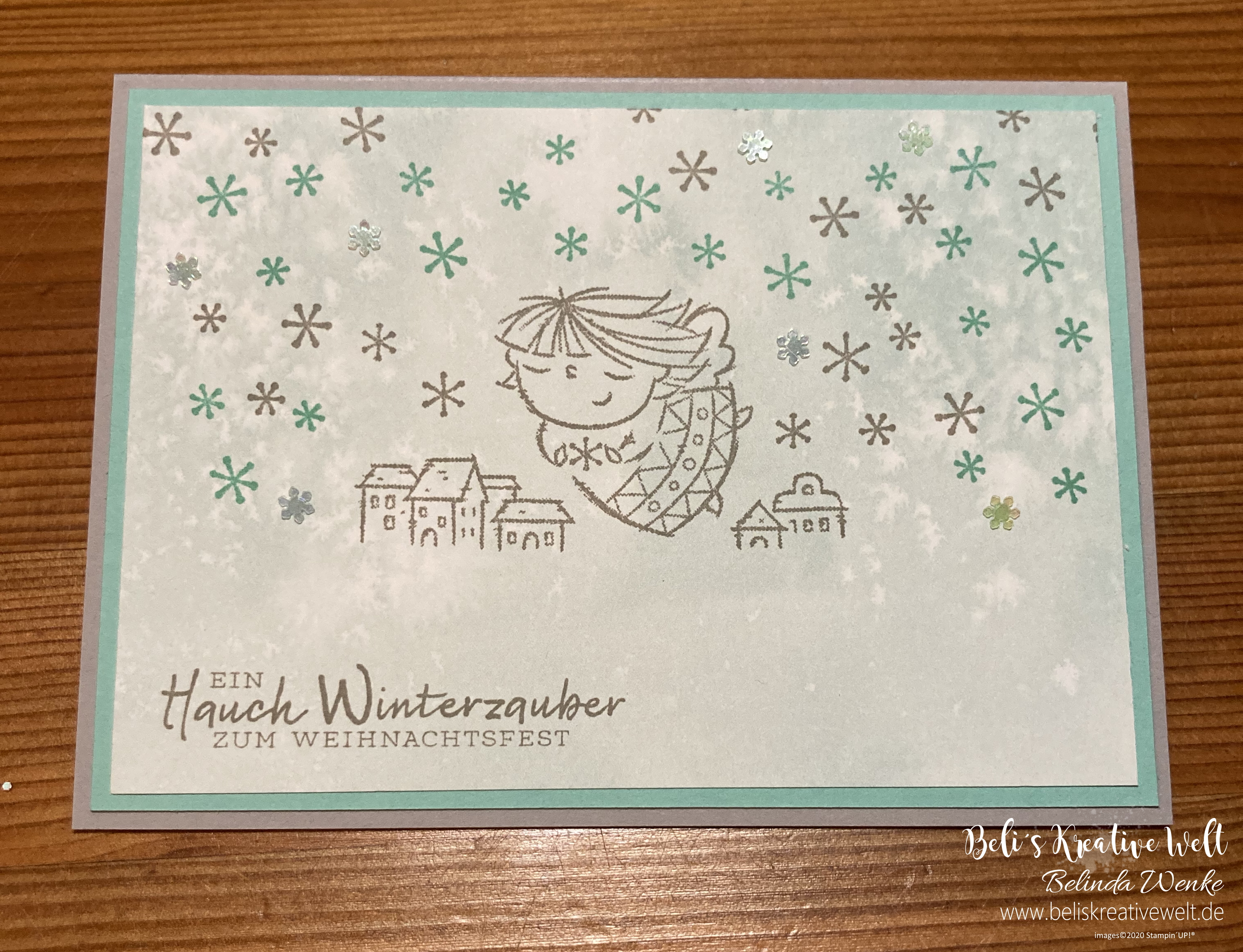 Karte flight of fancy jade stampin up
