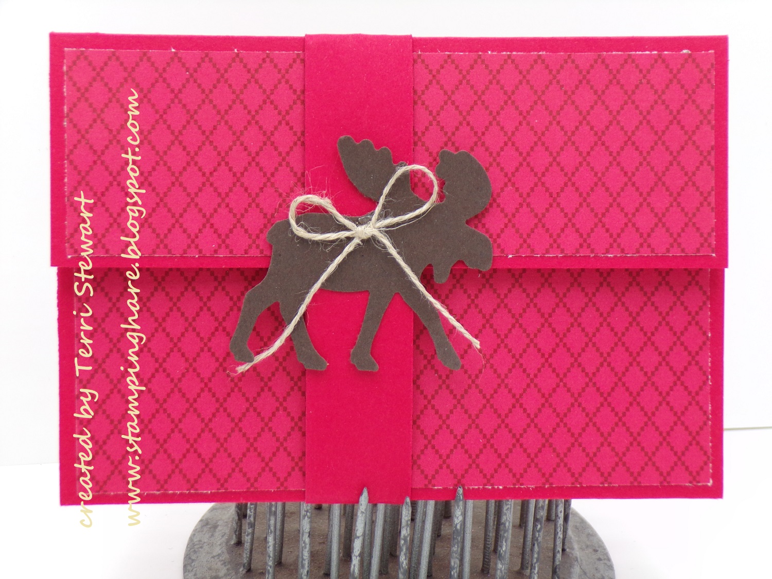 Tis the season dsp moose gift card holder