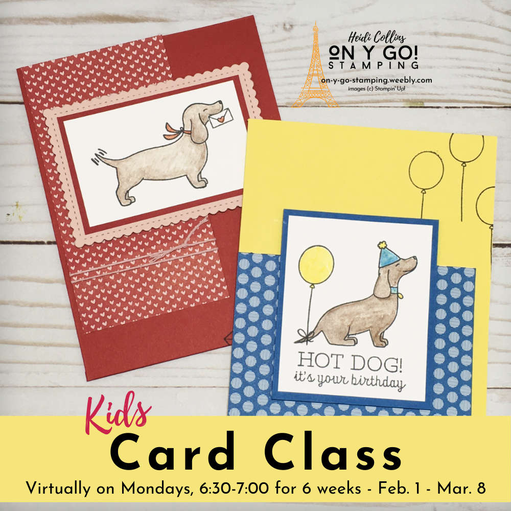 Kids card class graphic square