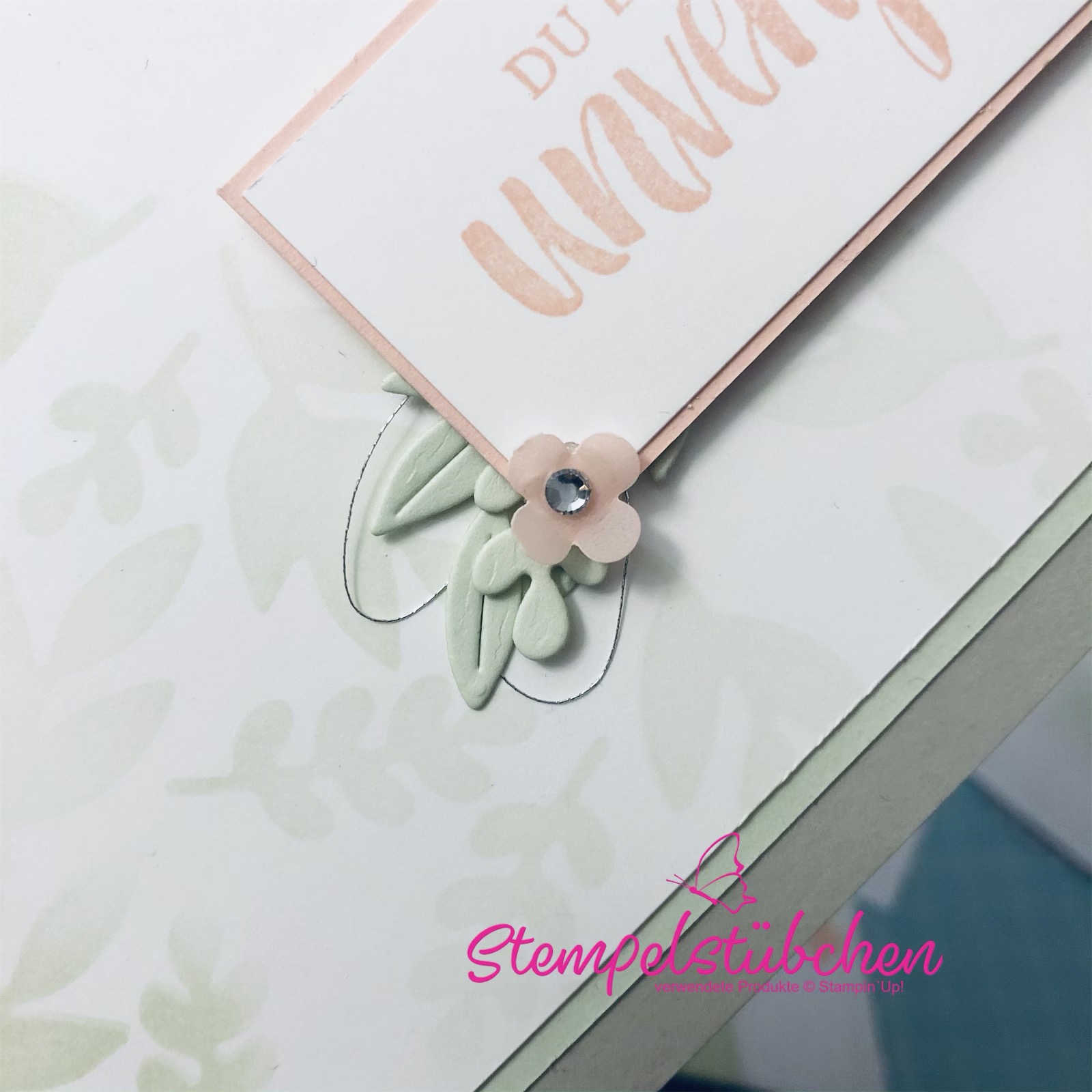 Kraft der natur stampin up bl%c3%bctenrosa