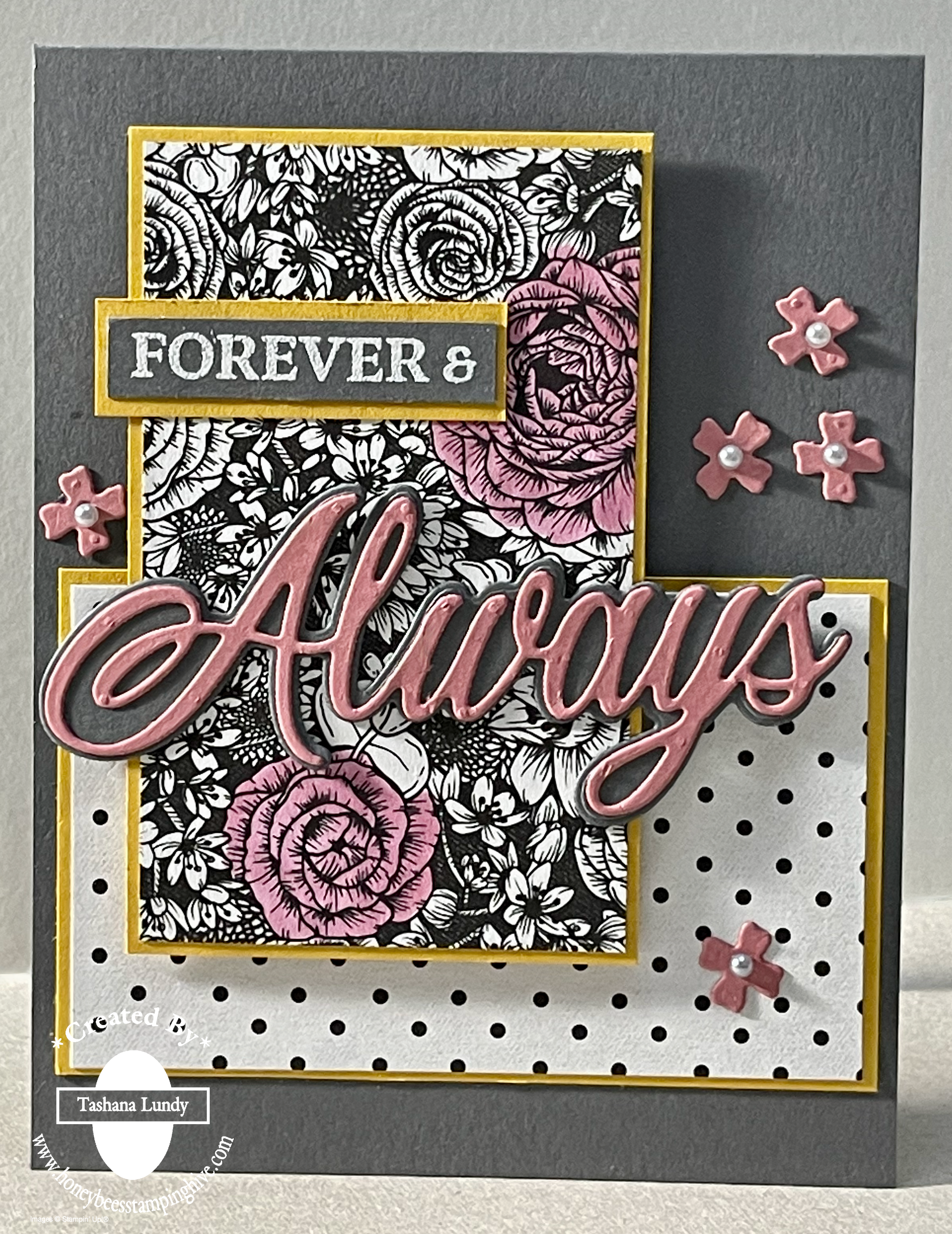 Forever   always card honeybee s stamping hive