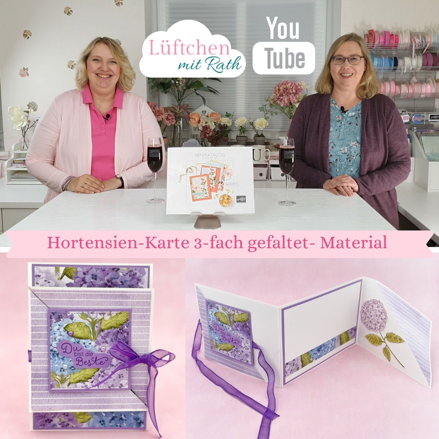 Hortensie 3 fach gefaltet 2021 material