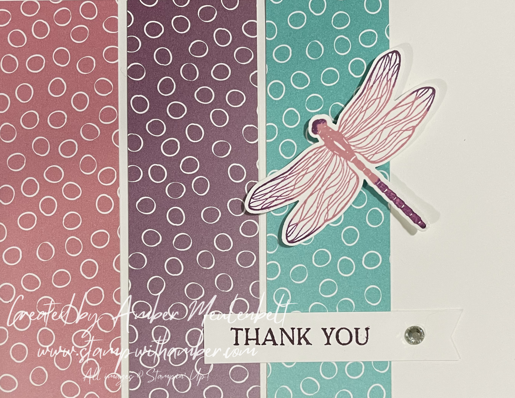 Dragonfly garden oh so ombre sale a bration 1 stampwithamber