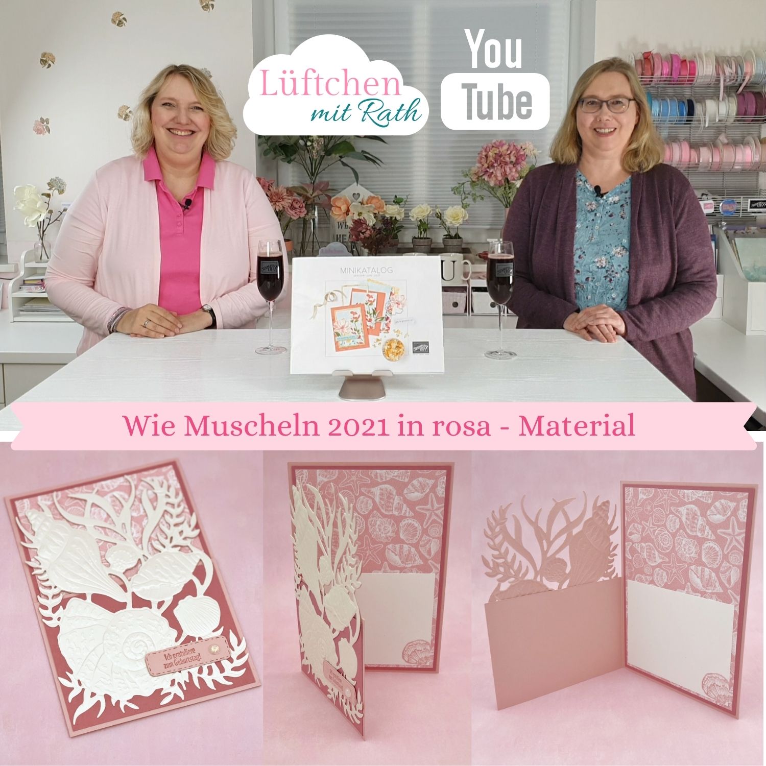 Material wie muscheln 2021 in rosa